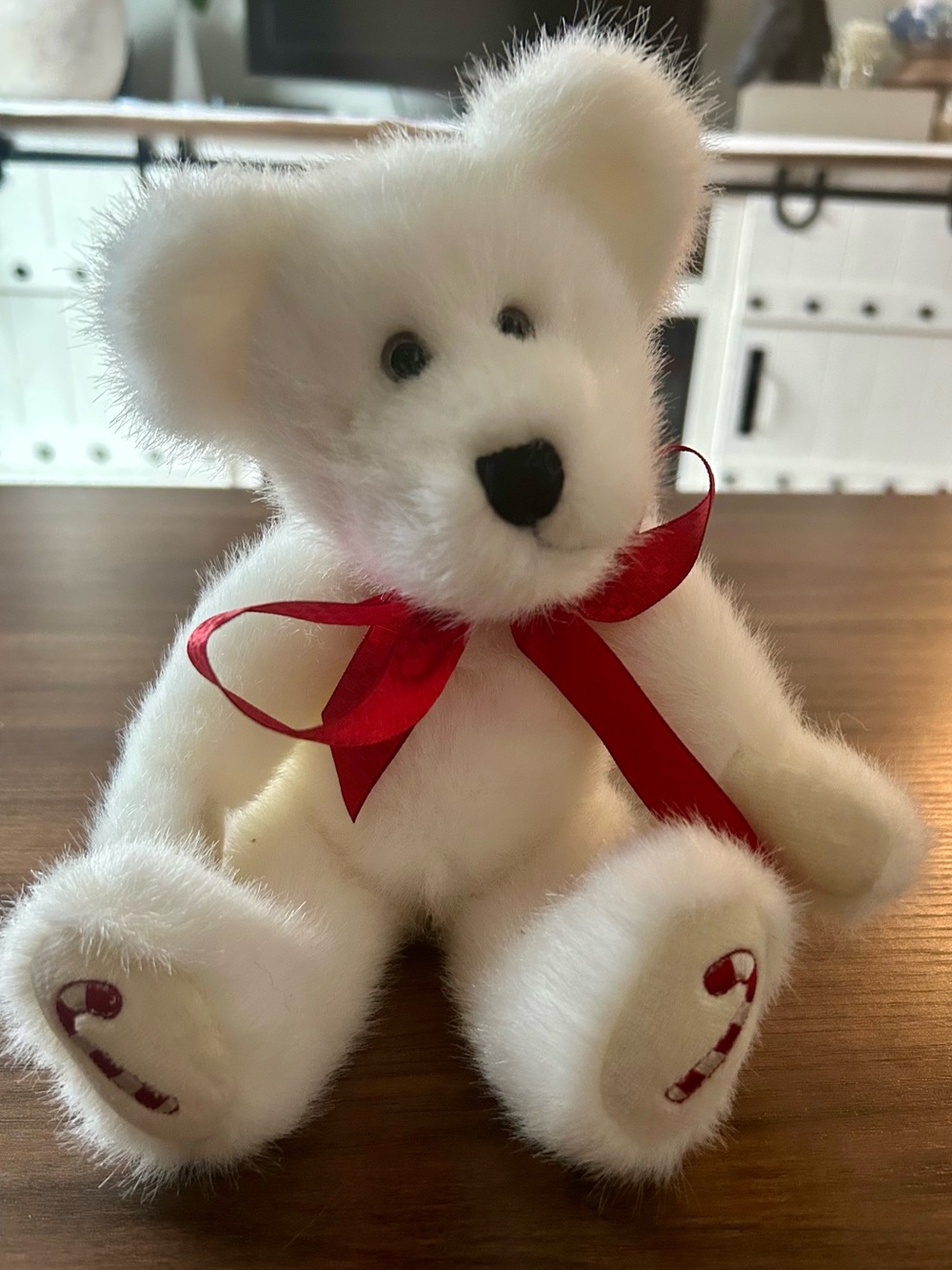 Boyds Bears Peppermint P. Bear Christmas Plush Bear